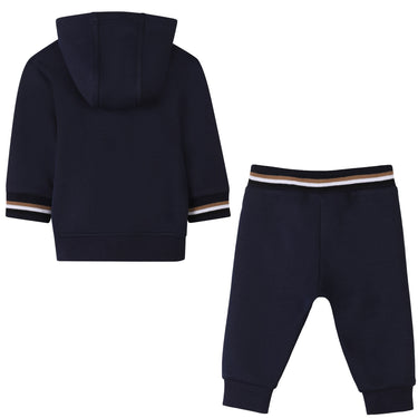 BOSS Set de pants para bebe azul marino